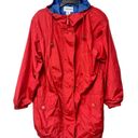 Cabin creek  oversized Women's Red and Blue Jacket EUC Photo 2