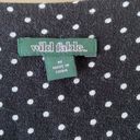 Wild Fable  polka dot button up tie front crop top Photo 4