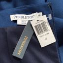 Pendleton Midnight Navy Wool Pencil Skirt Photo 7