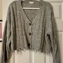 Altar'd State Sweater Gray Size L Photo 0