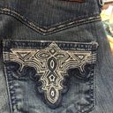 Antik Denim Y2K  EMBROIDERED BLUE JEAN PANTS 30 Photo 4