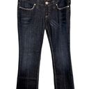 Bebe  Womens Dark Wash Denim Bootcut Jeans Size 31 Photo 0