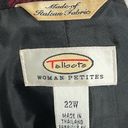 Talbots  • Vintage Wool Red Black Plaid Coat Photo 3