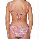 Jessica Simpson NEW  Flower Printed Retro Hipster Bikini Small / S Swimsuit 2 Pc Photo 3