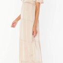 Show Me Your Mumu Nicole Maxi Dress in Champagne Luxe Satin S NWT Photo 6