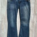 Silver Jeans Silver Belle Star Flare Button Flap Pockets Y2K Low Rise Denim Jeans 30x32 Photo 0