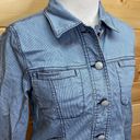 CAbi  Locomotive Denim Striped Jean Jacket #5159 XS Photo 2