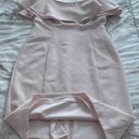 Karl Lagerfeld Paris Blush Pink Bodycon Ruffle Spaghetti Straps Dress, size 2 Photo 10