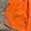 Lululemon Neon Orange Shorts Photo 3