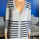 FATE. Striped Blue Gray Cardigan Photo 1