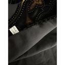 Black Velvet Floral Roses Silk Velour Sheer Table Runner Scarf Wrap Photo 13