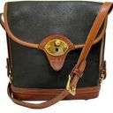 Dooney & Bourke Vintage  Cavalry Spectator Black British Tan AWL P76 Shoulder Bag Photo 0