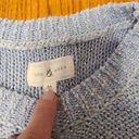 Lou & grey  Sweater Women's Medium Pullover Baby Blue Chunky Knit Scoop Neck Photo 3