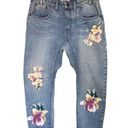 One Teaspoon  Orchid Saints Floral Slouch Boyfriend Capri Jeans 26 Photo 2