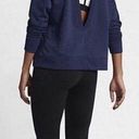 Nike • Navy Blue Versa Open Back Sweatshirt Photo 0