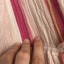 Marine layer cotton Sage Double Cloth Maxi Dress in pink stripe pocket XS Photo 12