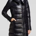 BCBGMAXAZRIA  Black Down & Feather Puffer 3/4 Jacket Photo 10