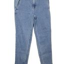 Simple Society  Womens Size 5 / 27 Paper Bag Light Wash Denim Blue Jeans Stretchy Photo 0