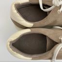 Joie  Brown Suede Platform Lace Up Fashion Sneakers Photo 8