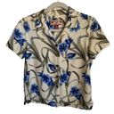 Caribbean Joe  | Floral Button Down Aloha Shirt sz PS Photo 0