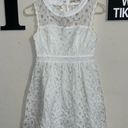 Altar'd State  White Lace Cotton fitted bodice sleeveless Dress, size XS Photo 0