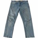 Pilcro and the Letterpress  Hyphen Cropped Raw Hem Distressed Jeans‎ Photo 0