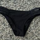 Shade & Shore black ribbed bikini bottoms Photo 0