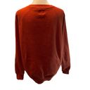 Volcom Orange Women’s Long Sleeve Round Neck Sweatshirt Size Medium Photo 1