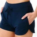 Zyia  Navy Hybrid Drawstring Athletic Lounge Shorts- Size Small Photo 0