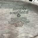 Simply Southern SS  Love One Another Puppy Dog Graphic Gray T Shirt Women's M Photo 3