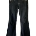 White House | Black Market Women's WHBM  Dark Denim Flare Blanc Jeans Size 0S EUC Photo 0