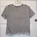 Ivory Ella NWT  Striped Semi-Crop Top Photo 2