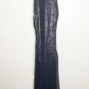 Bardot  Black Sequin Cut Out Midi Cocktail Dress 10 NWT Photo 2