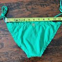 Vix Paula Hermanny  Scales Ripple String Bikini Bottoms in Apple Green Small NEW Photo 6