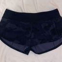 Lululemon Speed Up Shorts 2.5” Camo Deep Coal Multi / Black Photo 2