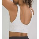 Lululemon  Align Light Support A/B Cup Yoga Reversible Sport Bra White Gray Small Photo 1