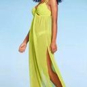 Shade & Shore Women's Cut Out Cover Up Maxi Dress - ™ Bright Yellow NWT M Photo 1