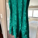 Victoria's Secret COPY -  Gold Label Vintage Green Floral Slip Dress Size Medium Photo 1