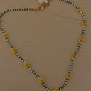 Madewell NWT  Striped Seed Bead Daisy Choker Necklace Photo 3