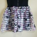 Brat Star  Black Multicolored Dress Sz Large Photo 6