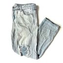 Celebrity Pink  Girlfriend Distressed Destroyed Light Wash Blue Jeans 9 W 29 Photo 0