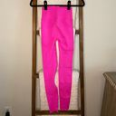 Fabletics NWOT  Flouresent Pink Annalise Sculptknit Sports Bra & Leggings Set Photo 11