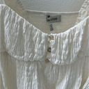 Urban Outfitters peasant top white cream size medium Photo 2