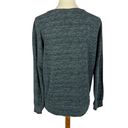 Natori Heathered Gray Jersey Lounge Pullover Sweatshirt Top Crew Luxury Soft Med Photo 2