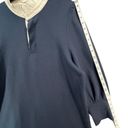 Tuckernuck  Pomander Place Charlotte Terry Shirt Dress XL Blue Ruffle Collar Photo 6