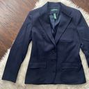 Ralph Lauren Navy Blue Wool Blazer Photo 0