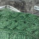 Blarney Woolen Mills One Size Green Chunky Merino Wool Wrap Sweater Poncho Photo 7