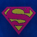 DC Comics Vintage Superman Long Sleeve Blue Long Sleeve T-shirt Photo 2