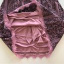 Isaac Mizrahi  Live! Purple and Black Paneled Lace Skort Skirt Photo 8