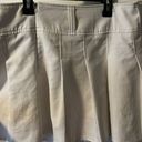 White Pleated Skirt Size L Photo 1